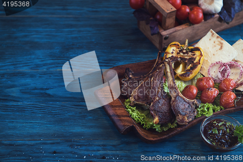 Image of Grilled lamb meat