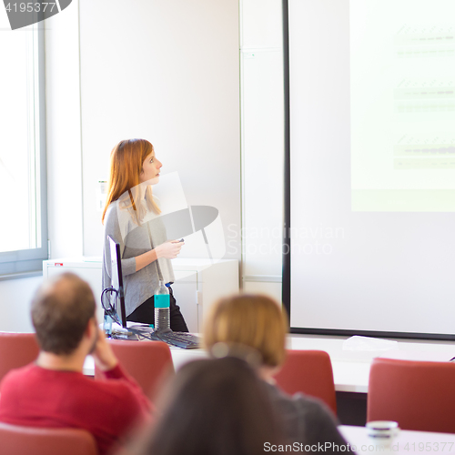 Image of Lecture at university.