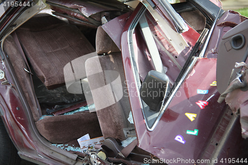 Image of Car wrecked.