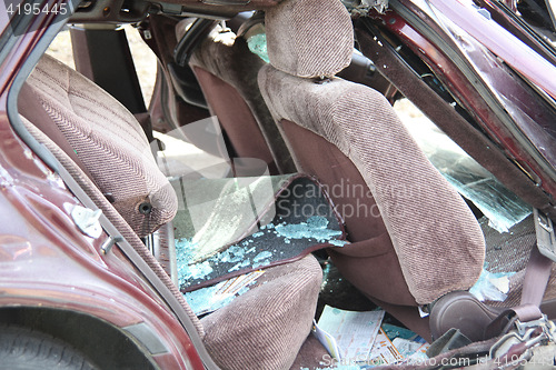 Image of Car wrecked.