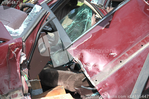 Image of Car wrecked.