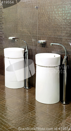 Image of Two wash stands