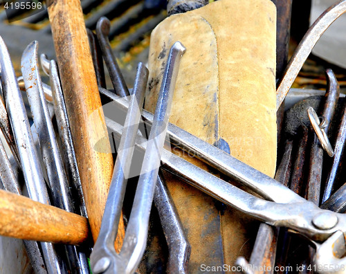 Image of Farrier toolbox.