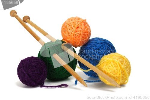 Image of Knitting wool and needles