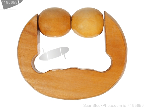 Image of Wooden massager on white