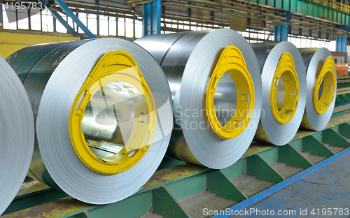 Image of galvanized steel coil