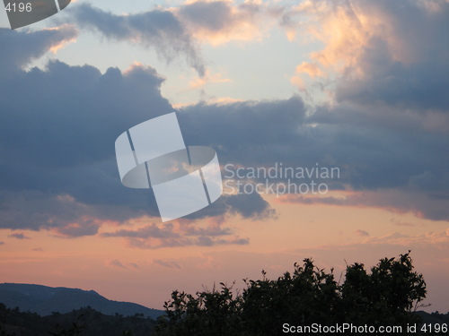 Image of Crazy clouds. Cyprus