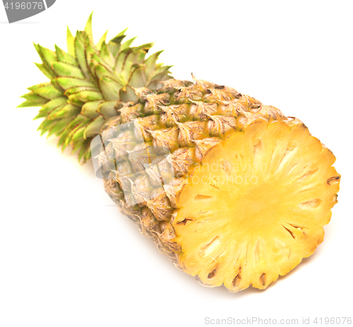 Image of pineapple on white