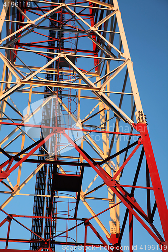 Image of part of communication tower