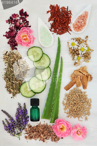 Image of Ingredients for Skincare and Body Care