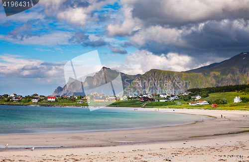 Image of Beach Lofoten archipelago islands beach