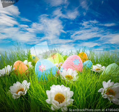 Image of Decorated easter eggs