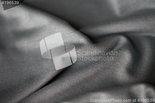 Image of close up of gray textile or fabric background