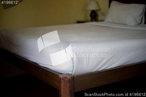 Image of bed in the room