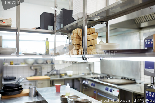 Image of restaurant professional kitchen equipment