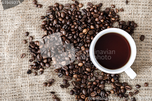 Image of the coffee grains