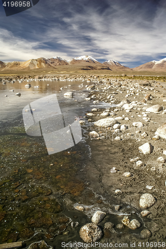 Image of Stones in sea