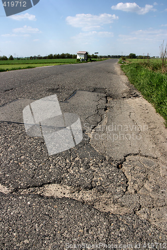 Image of Road cracks