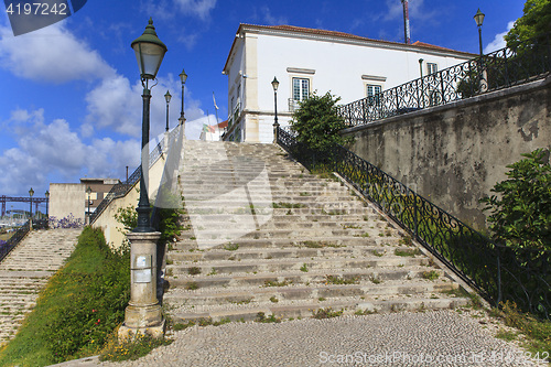 Image of Old stairs in Lisbon 