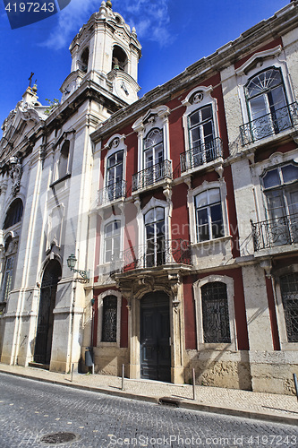 Image of Street  in old town of Lisbon, Portugal