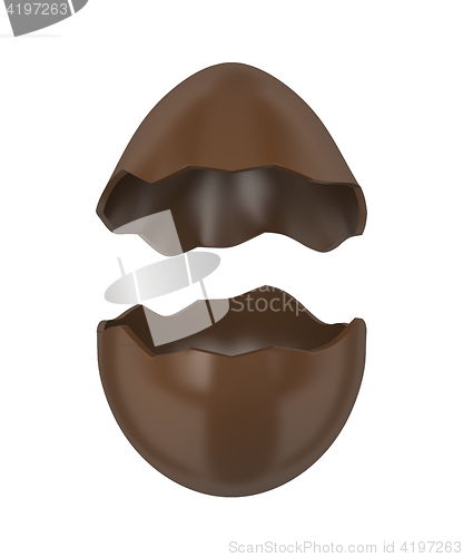Image of Broken chocolate egg