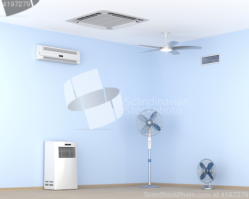 Image of Different types of electric cooling devices