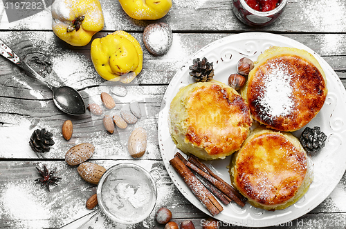 Image of Homemade cake with quince