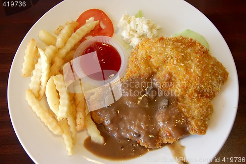 Image of Breaded chicken chop