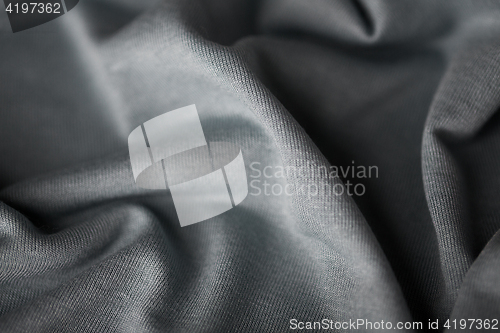 Image of close up of gray textile or fabric background