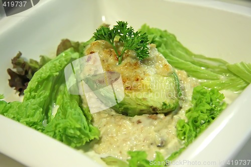 Image of Avocado crab salad