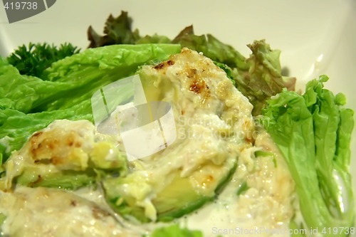 Image of Avocado crab salad