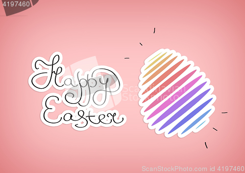 Image of Happy Easter Typographical Background