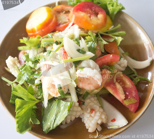 Image of noodle glass salad