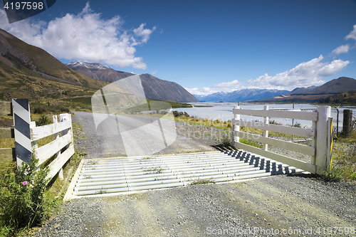 Image of beautiful landscape in the south part of New Zealand