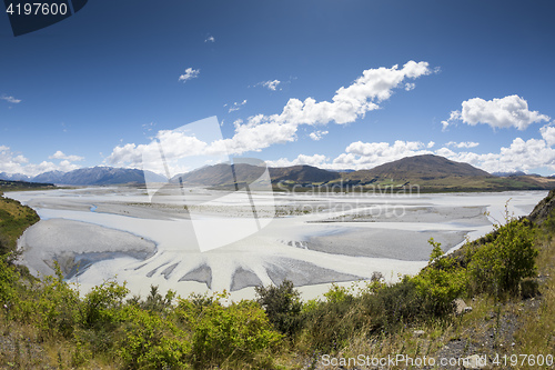 Image of beautiful landscape in the south part of New Zealand