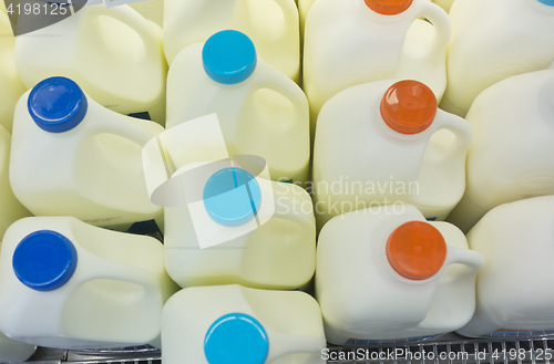 Image of milk bottles