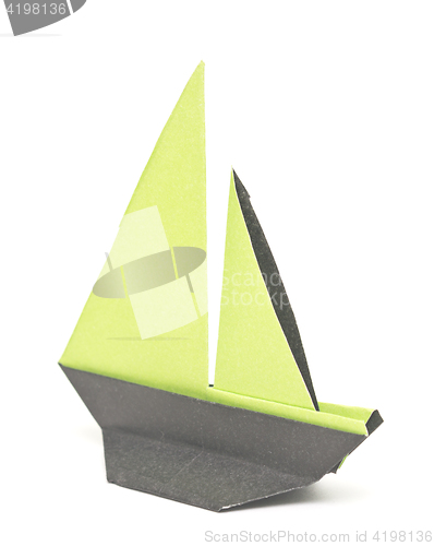 Image of origami boat