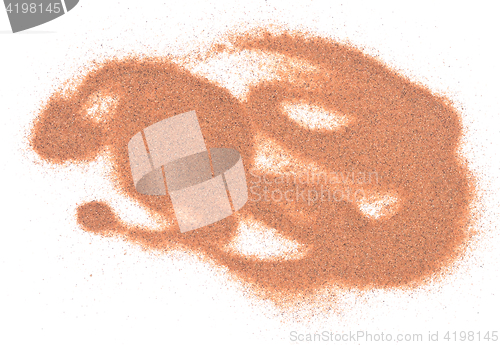 Image of pile of red sand