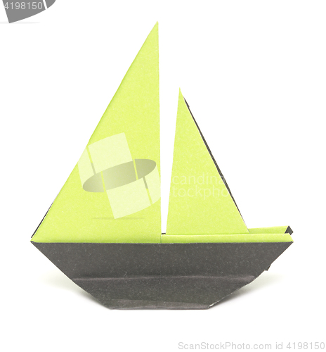Image of origami boat