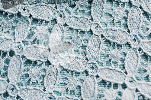 Image of close up of lace textile or fabric background