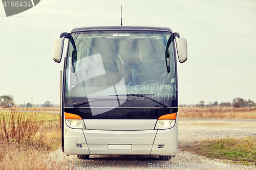 Image of tour bus staying outdoors