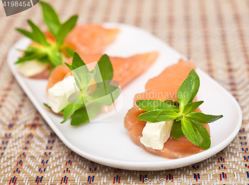 Image of red fish appetizers