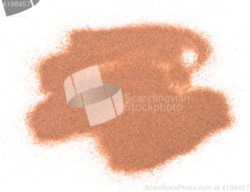 Image of pile of red sand