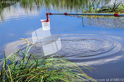 Image of Take samples of water for laboratory testing.