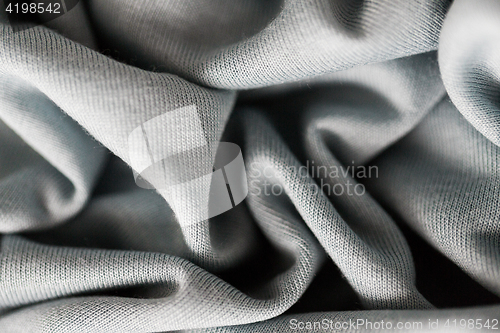 Image of close up of gray textile or fabric background