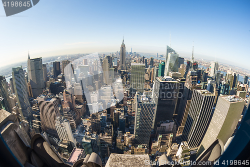Image of New York City Manhattan skyline.