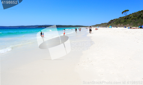 Image of Vacation paradise Idyllic beach in summer