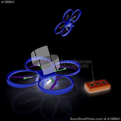 Image of Drone with remote controller