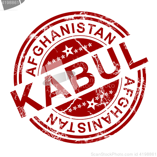 Image of Red Kabul stamp 