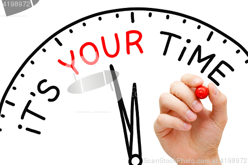 Image of It Is Your Time Clock Concept